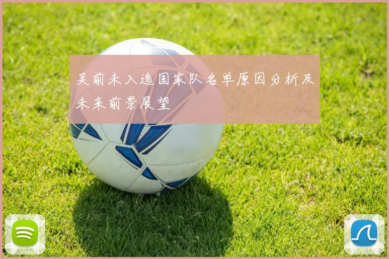 吴前未入选国家队名单原因分析及未来前景展望